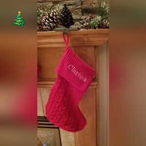 Personalized Embroidered Christmas Stocking CLARISSA